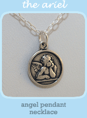 the ariel - angel pendant necklace